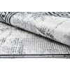 Kusový koberec vhodný k praní ANDRE 1189 Mramor protiskluzový bílý černý13