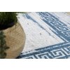 Kusový koberec vhodný k praní ANDRE 1213 Mramor protiskluzový bílý modrý7