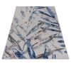 Moderní kusový koberec AVENTURA EC68B Listí palmy šedý modrý
