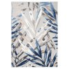 Moderní kusový koberec AVENTURA EC68C Listy palmy modrý šedý11