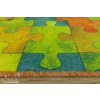 Dětský kusový koberec Puzzle multicolor vícebarevný