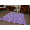 Kusový dětský koberec NUMBERS fialový číslice