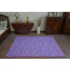 Kusový dětský koberec NUMBERS fialový číslice