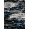 Kusový koberec moderní MAYA Z905B šedý černý modrý