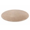 Kulatý koberec jednobarevný Shaggy POSH protiskluzový pratelný camel béžový2