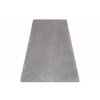 Kusový koberec jednobarevný Shaggy POSH protiskluzový pratelný šedý