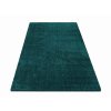 Kusový shaggy koberec jednobarevný Kamel Tmavě zelený