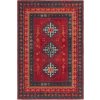 Kusový koberec vlněný Dywilan Polonia Ashan Rubin červený