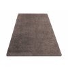 Kusový shaggy koberec jednobarevný Kamel Cappucino hnědý