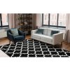 Kusový koberec BCF Morad TRELIS Geometrický černý krémový2