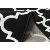 Kusový koberec BCF Morad TRELIS Geometrický černý krémový7
