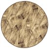 Kulatý koberec Brush 17 pogumovaný béžový hnědý