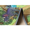 Dětský kusový koberec REBEL ROADS Dino World 29 Dinosauři protiskluzový vícebarevný7