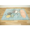 Dětský kusový koberec Lima 9393B Baletka modrý růžový