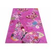 Dětský kusový koberec Mondo 114 Motýlci růžový