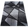 Moderní kusový koberec Soho 06 geometrický šedý