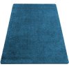 Kusový shaggy koberec jednobarevný Kamel modrý1