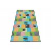 Dětský kusový koberec ZOO Zvířátka vícebarevný