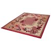 Kusový koberec ATLAS 7192B Květy tmavě béžový červený2