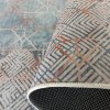 Moderní kusový koberec protiskluzový Horeca New 108 Geometrický modrý5