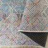 Moderní kusový koberec protiskluzový Horeca New 108 Geometrický modrý3