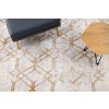 Kusový koberec pratelný MIRO 51805.804 Geometrický protiskluzový krémový zlatý4