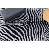 Kusový koberec pratelný MIRO 51331.803 Zebra protiskluzový černý bílý4