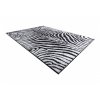 Kusový koberec pratelný MIRO 51331.803 Zebra protiskluzový černý bílý2