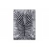 Kusový koberec pratelný MIRO 51331.803 Zebra protiskluzový černý bílý1
