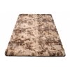 Kusový koberec moderní SILK DYED jemný měkký lehký hnědý