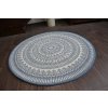Kulatý koberec Sisal FLAT 48695 591 modrý3