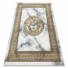 Kusový koberec EMERALD 1011 Luxusní Řecký vzor krémový zlatý