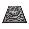Kusový koberec CHEAP 6601C černý krémový
