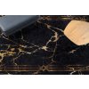 Kusový koberec pratelný MIRO 51333.801 Mramor protiskluzový černý zlatý4