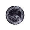Kulatý koberec pratelný MIRO 51199.807 Mramor protiskluzový černý bílý1
