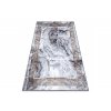 Kusový koberec pratelný MIRO 51278.812 Mramor Řecký vzor protiskluzový šedý zlatý