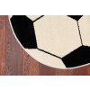 Dětský kulatý koberec Agnella Funky TOP Fotbalový balón1