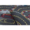 Dětský kusový koberec REBEL Uličky 97 Ulice auta protiskluzový šedý10