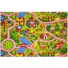 Dětský kusový koberec Amazing Town Uličky Město růžový zelený