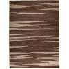Kusový koberec SARI 3436A tmavě hnědý