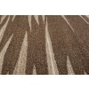 Kusový koberec SARI 3436A tmavě hnědý