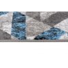 Kusový koberec moderní MAYA Q544B modrý šedý bílý