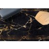 Kusový koberec pratelný MIRO 51333.801 Mramor protiskluzový černý zlatý4