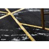 Kusový koberec EMERALD 2000 Luxusní moderní geometrický černý zlatý7