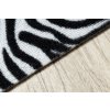 Běhoun pogumovaný DIGITAL ZEBRA Zvířecí kůže bílý černý9