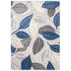 Moderní kusový koberec AVENTURA EC99B Listy stromu šedý tmavě modrý4