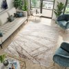 Moderní kusový koberec PORTLAND D002E Abstraktní bílý hnědý1