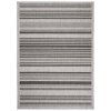 Kusový koberec Sisal MELISSA KL69B Pruhy šedý
