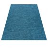 Kusový koberec venkovní VERANDA 6365A Sisalový tyrkysový modrý
