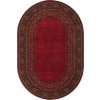 Oválný vlněný koberec Dywilan Polonia Baron Burgund 2 červený